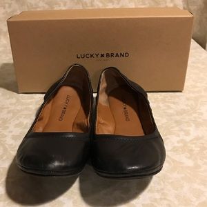 Lucky Brand Emmie black ballet flats size 9
